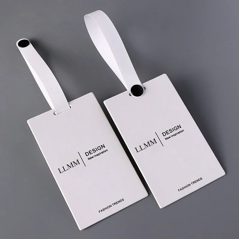 

200pcs Personalized Garment Tags Thickened Paper Hang Tag Clothing Labels Free Printing Anti Removal