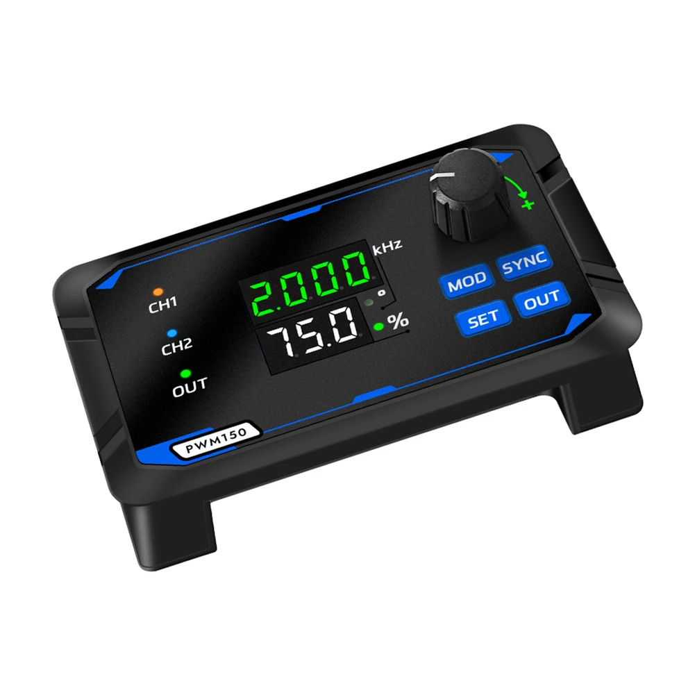 For PWM Signal Generator with Independent Dual Channel and Clear Status Indicators for Industrial Automation and DIY