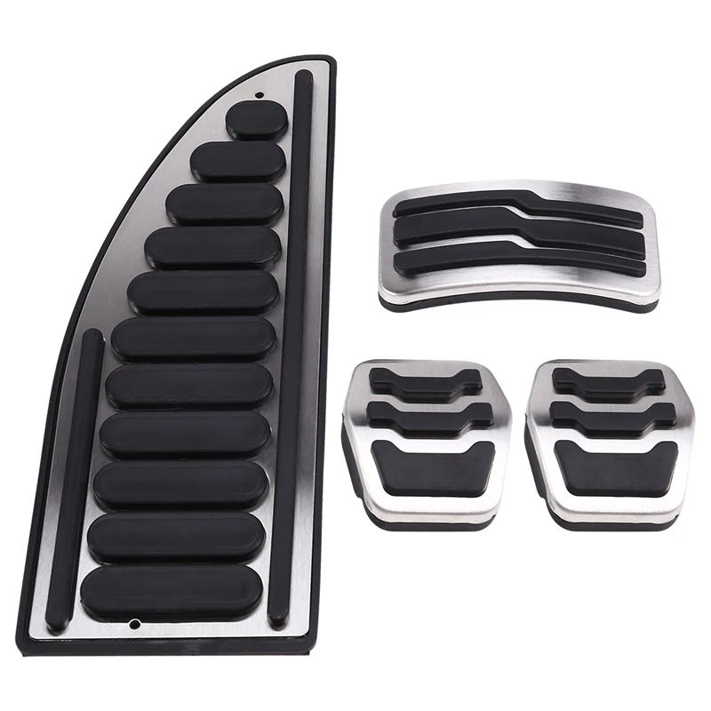 NCSMT Car Pedals Accessories Accelerator Pedal Clutch Pedal Brake Pedal Rest Pedal for Ford Focus 2005-2023 MT LHD
