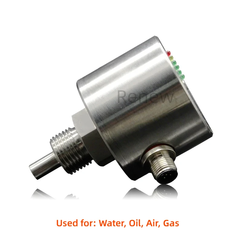 Stainless Steel Flow Switch Thermal Conductivity Water Oil Explosion-proof Electronic Plug-in Fire Protection Use Flow Sensor