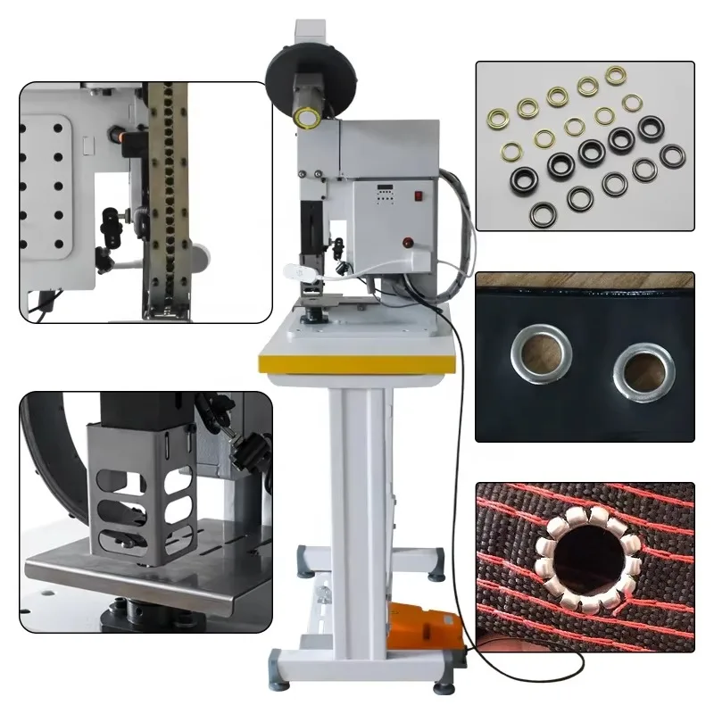 Wholesale High Quality Semi Automatic Eyelet Machine For Labels Punching Machinery