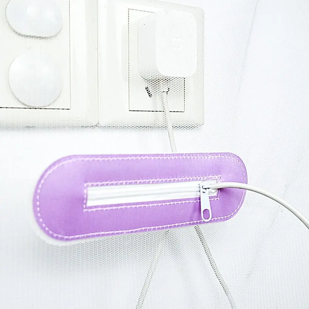 Mosquito Net Opening Zipper Self Adhesive Charging Patch Non-sewing Dormitory Household Charging Cable Data Line Stickers