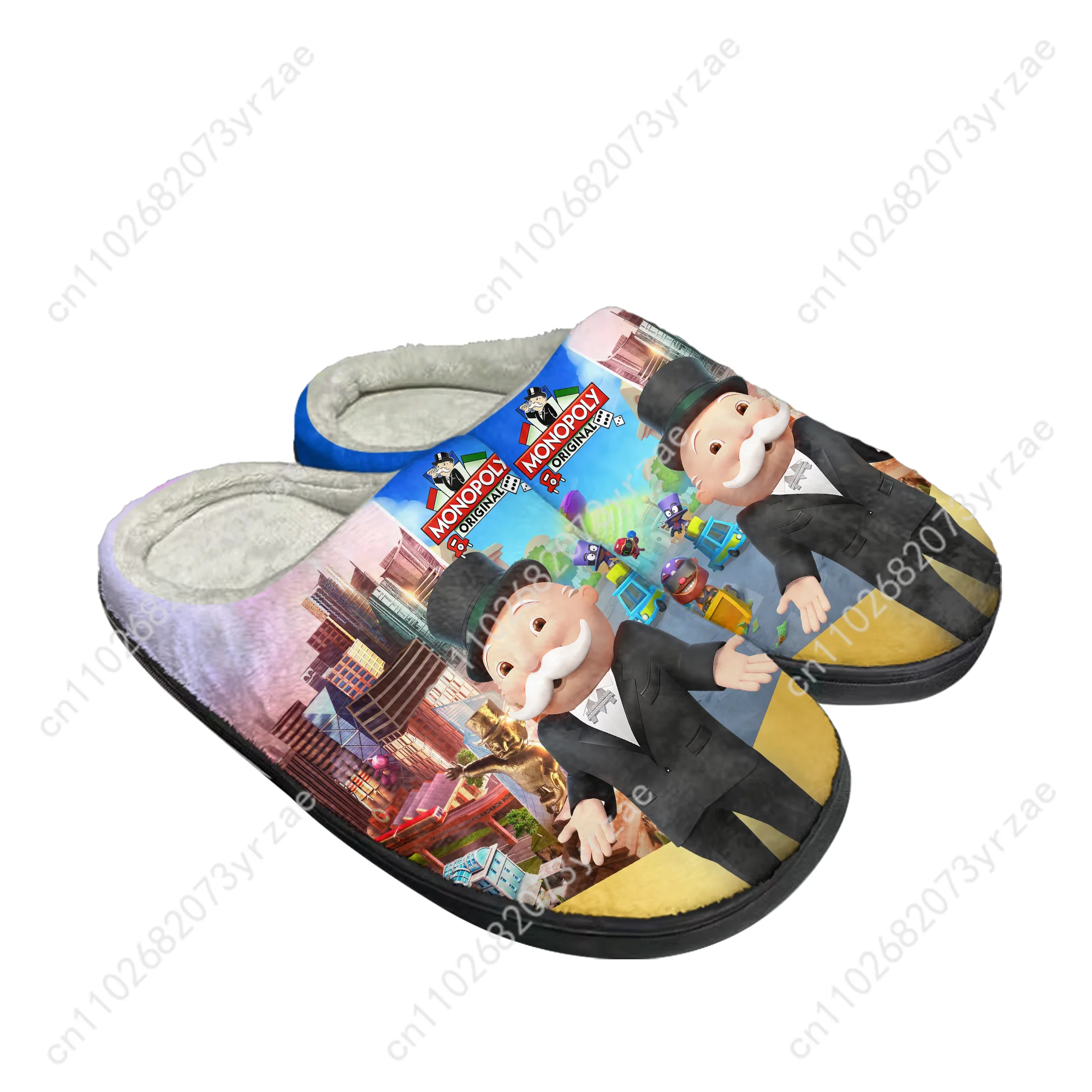 

Monopoly Go! Cotton Shoe Family Slipper Mens Womens Teenagers High Quality Indoor Casual Warm Shoe Custom Slipper