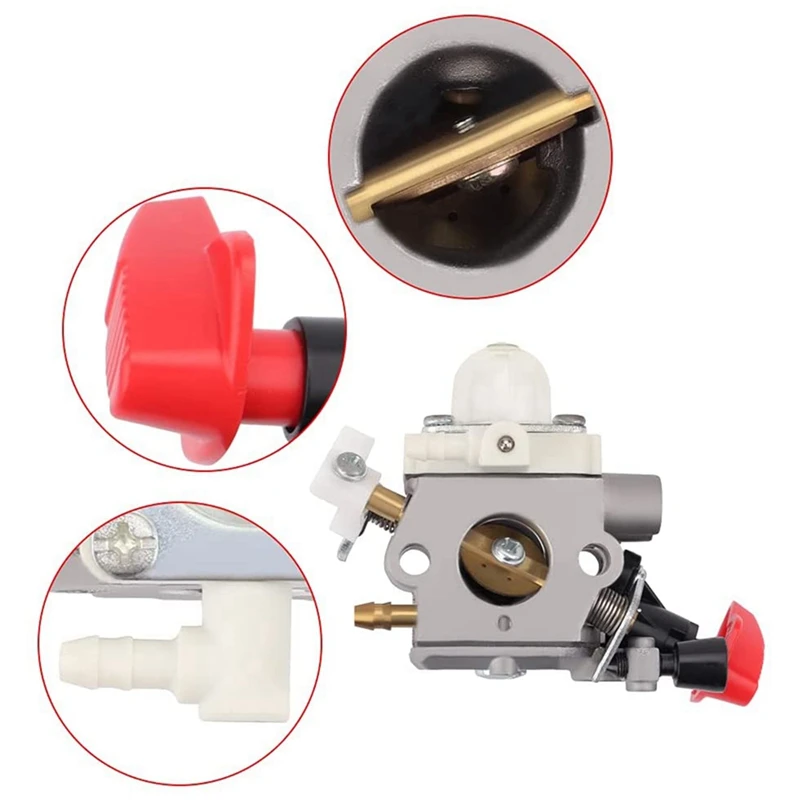 C1M-S267A FS56RC Carburetor Kit Suitable for Stihl FS40 FS50 FS56 FS70 FC56 FC70 HT56 KN56 KM56 Trimmer