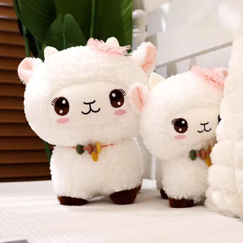 

HighQuality 25/30cm Happy Sheep Anime Plush Cute Stuffed Animal Soft Toy Great Christmas Thanksgiving Gift Option