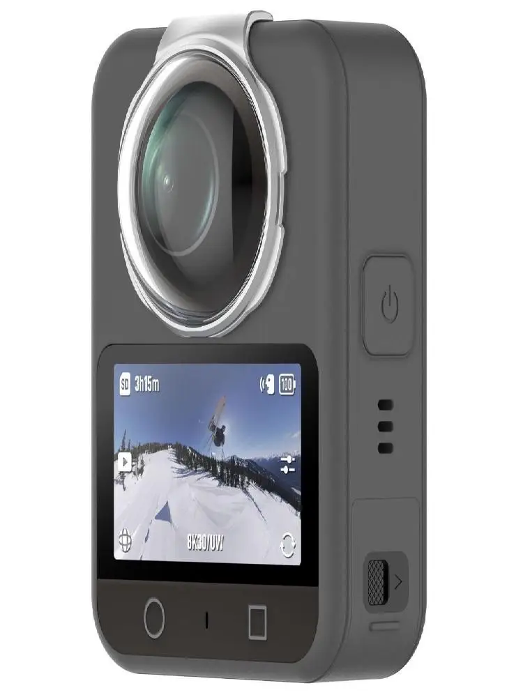 2 szt. Nowe szklane osłony obiektywu HD, odporne na zarysowania, nakładki ochronne na obiektyw do DJI Osmo 360, akcesoria do kamery — zdjęcie produktu 7