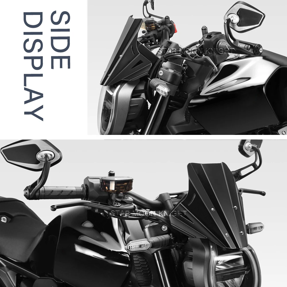 CB1000R Motorcycle Aluminum Windshield Windscreen Wind Deflector Spoiler Fairing Protection For HONDA CB 1000 R 2021 2022 2023