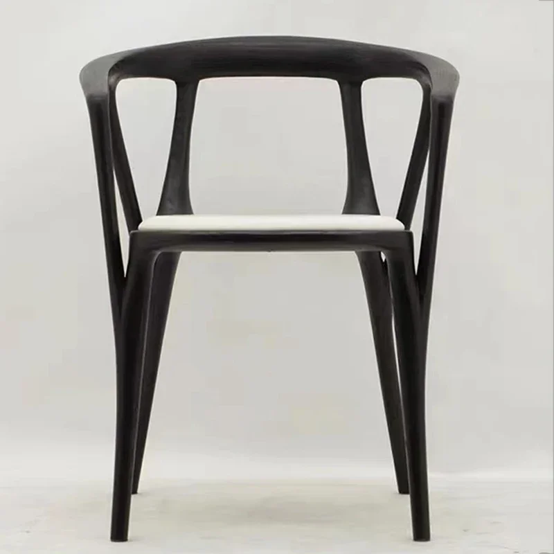 

Design Chairs Furniture for Room White Chair Vanity Acrylic Leather Kitchen Mid-century Modern Elegant Dining Cafe Luxury Living