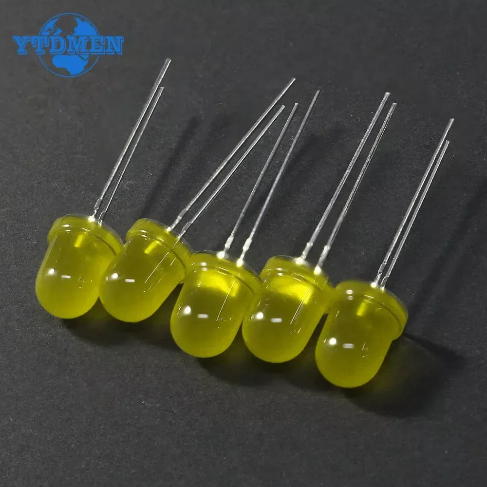 20/50pcs 8MM LED Diode F8 Light Emitting Diodes Red Green Blue Yellow White Electronic DIY Kit