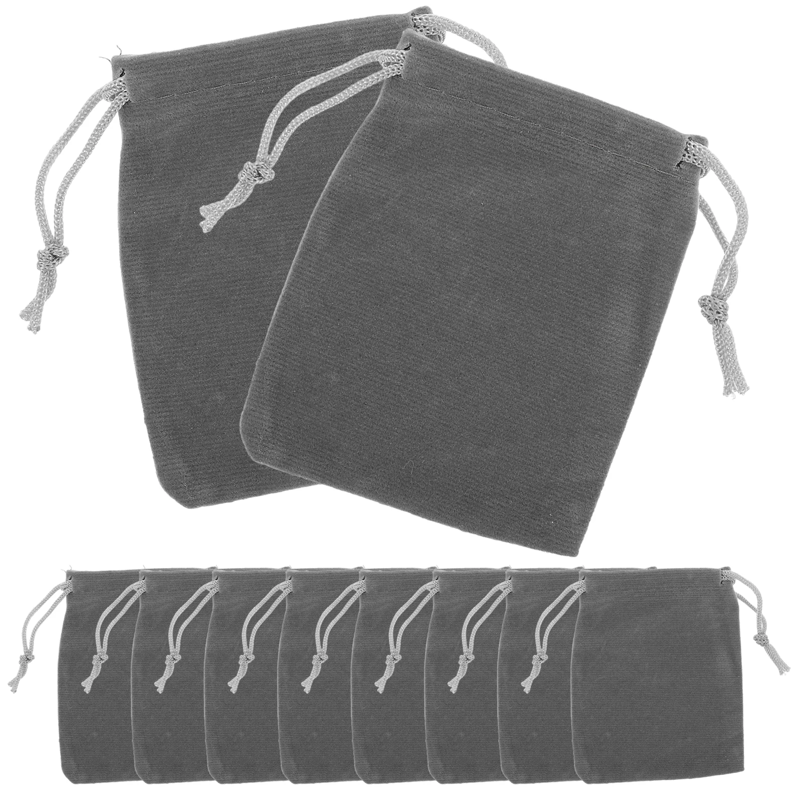 

50pcs Jewelry Bags Small Drawstring Pouches for Wedding Candy Accessories Storage Gift Party Favors Drawstring Bag Light