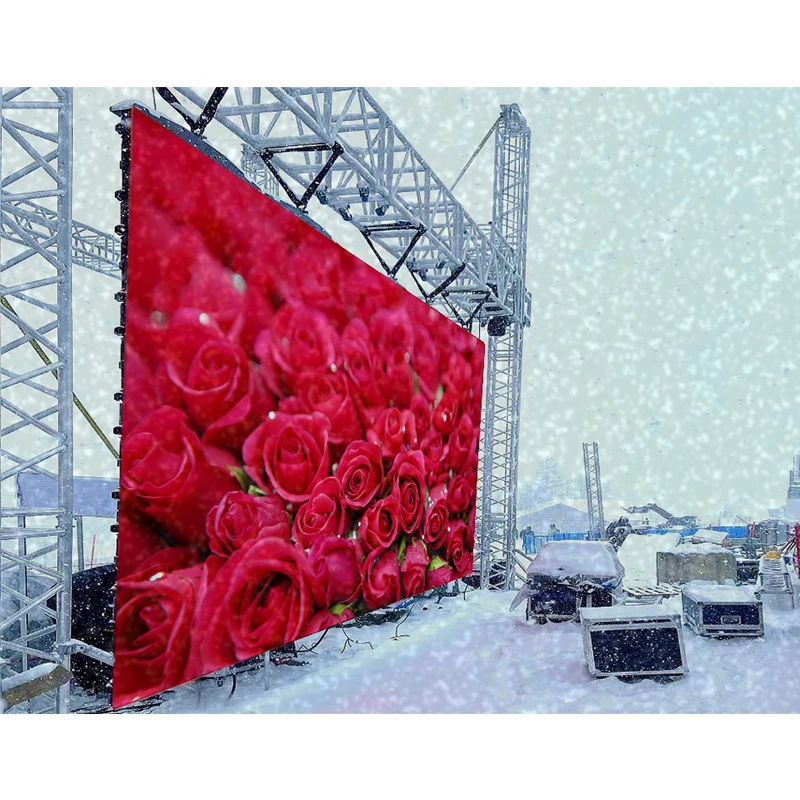 Factory Price 3sqm Outdoor 12Pcs Panels 2x1.5m Full Color P3.91 led Panel Rental LED Display For Event Concert