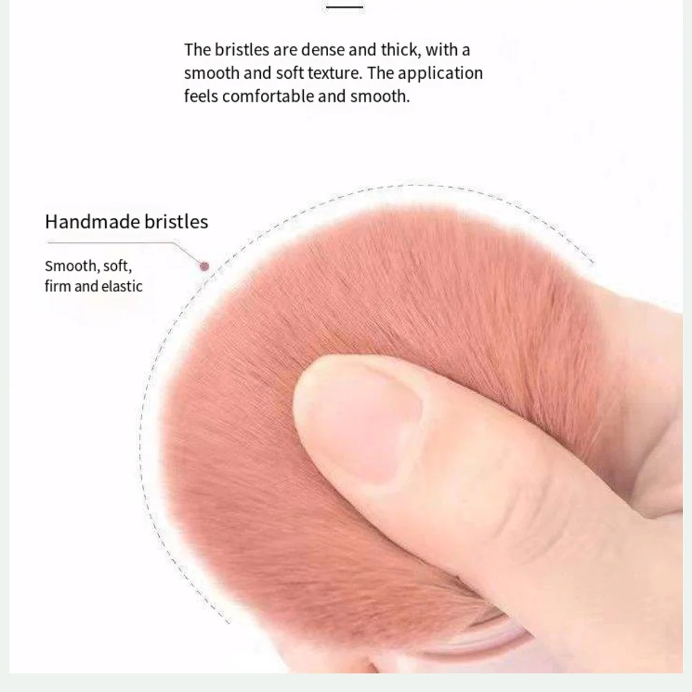 Extendable Makeup Brush Portable Travel Multi-functional Loose Powder Blush Brush for On-the-Go Beauty Essentials