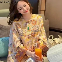 Embroidery Jacket Traditional Chinese Clothing Cheongsams Women's Tang Style Brocade Buckle Top Yellow Coat