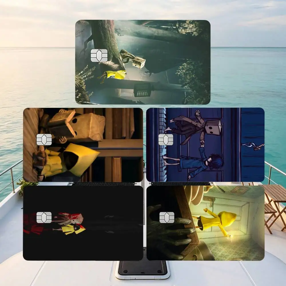 G-Game Little Nightmares Credit Card HD Stickers Small Chip Waterproof Sticker Game Card Decal Gift