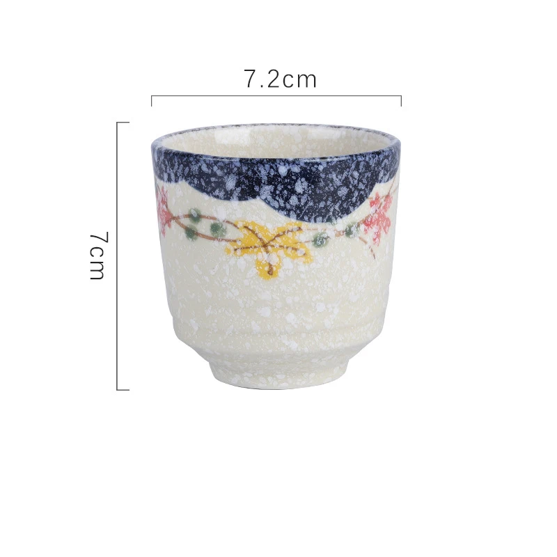 150ml Japanese-style Ceramic Antique White Wine Sake Cup Home Hotel Retro Coffee Cup Wine Pot Shochu Classical Cup