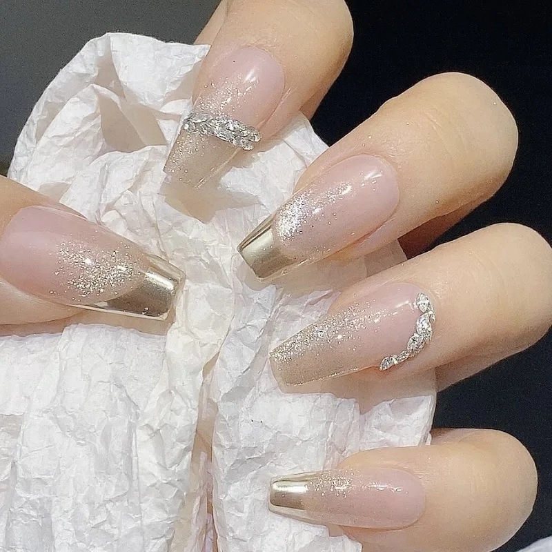 Tszs 12 cores metálico cromo prego em pó y2k estilos magia espelho de unhas em pó metal fino esfregando no pó do prego glitter uv