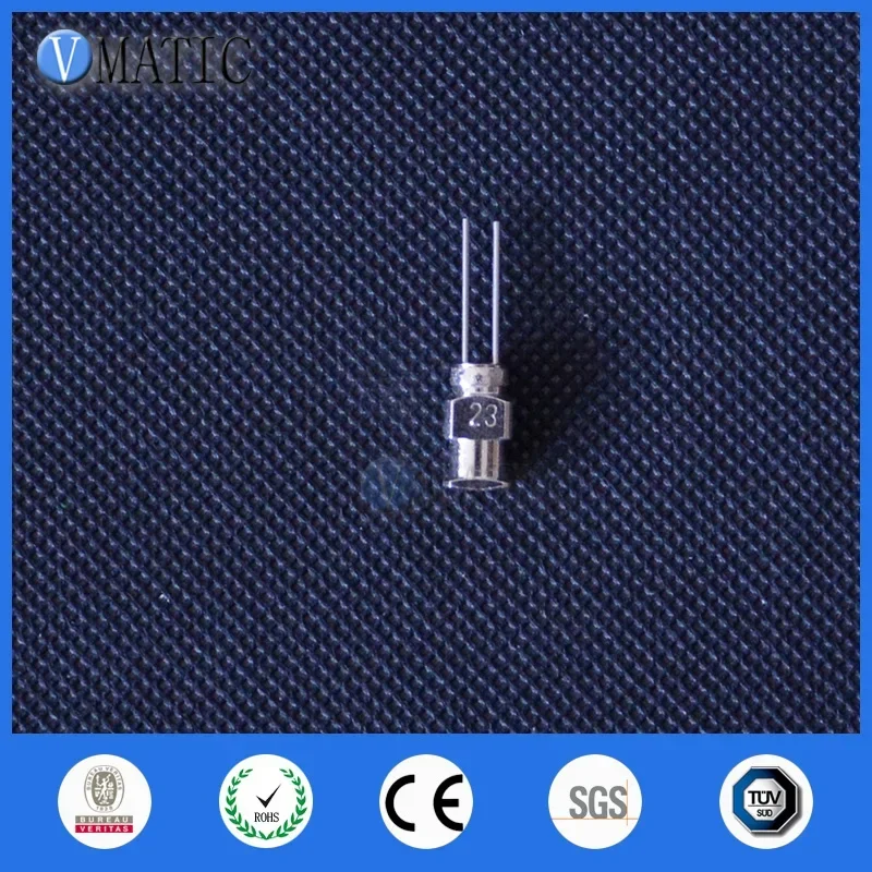 Free Shipping 6Pcs 15G-30G Stainless Steel Double Tube Dual Needles Tips 1/2 Inch