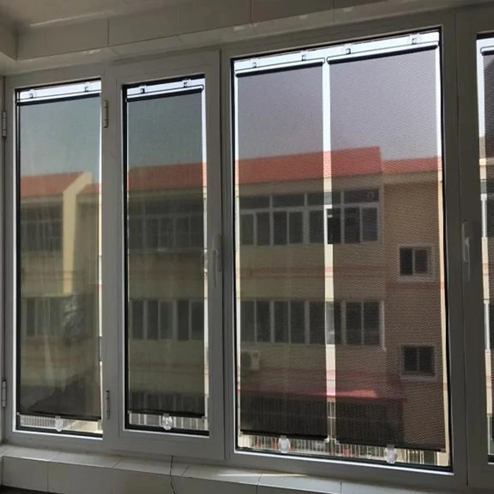 Suction Cup Sunshade Blackout Curtains Portable Bedroom Window Office Telescopic Privacy Shade Balcony Blackout Free Perforated