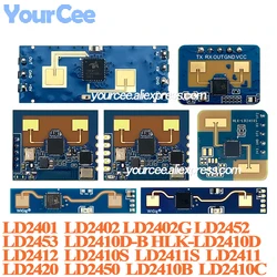 2pcs/lot Millimeter Wave Motion Human Presence Radar Sensor LD2410D LD2410B LD2410C LD2450 LD1030 LD1020 LD2411 LD116 LD1010