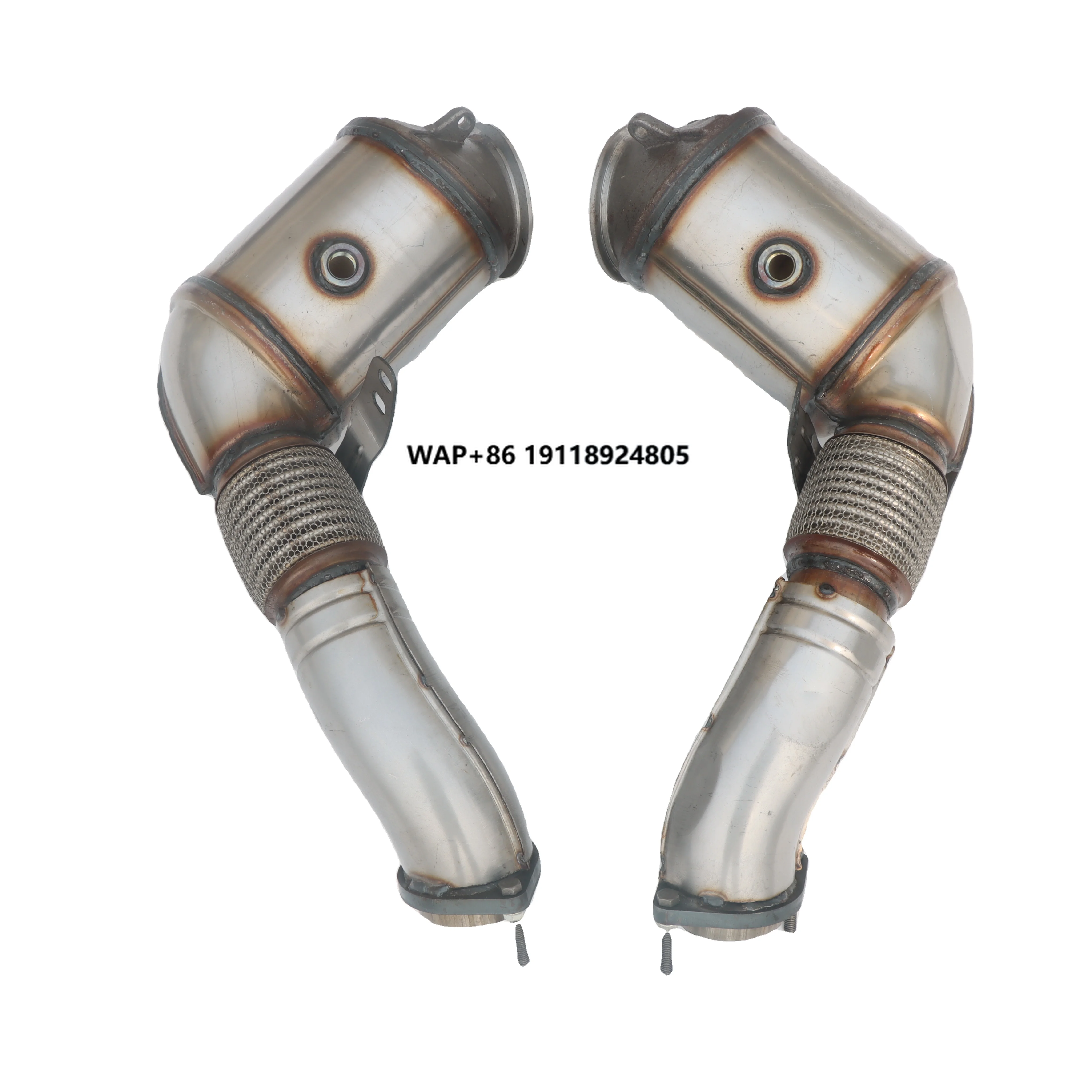 

Car Exhaust Catalytic Converter Exhaust Pipes for 750 F02 X5 X6 E70 E71 E72 F10 N63