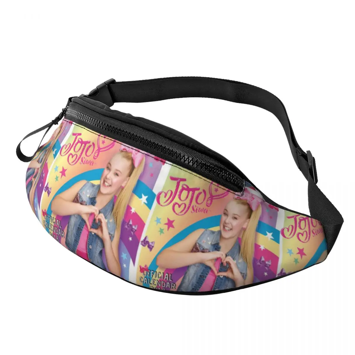 Vintage JoJo Siwa Bootleg Singer Karma Album Waist Bag for Women Men Crossbody Fanny Pack Running Phone Money Pouch
