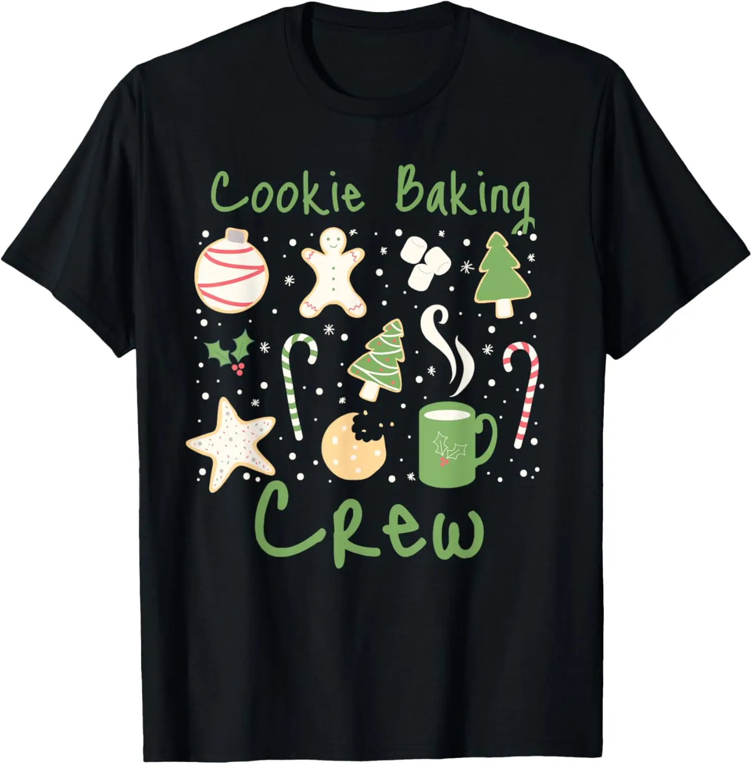 Christmas Cookie Baking Crew Xmas Cookie Exchange T-Shirt