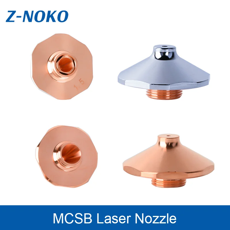 ZNOKO 10pcs D28M11 หัวฉีดเลเซอร์ความเร็วสูงเลเซอร์ตัดหัวฉีดสําหรับ Raytools Hans HSG WSX Bodor BOCI BLT641