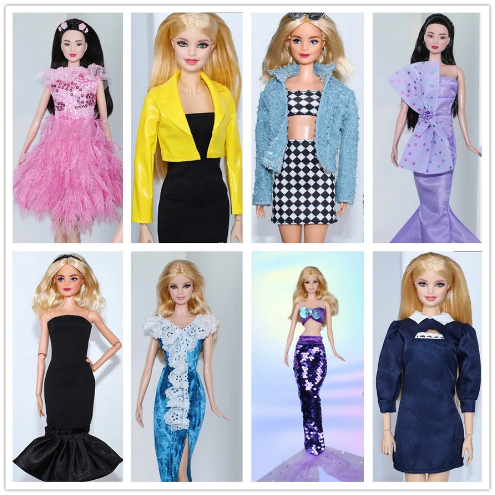 30cm doll dress / doll clothing skirt gown set suit summer wear fashion outfit for 1/6 Xinyi FR ST Barbie Doll clothes