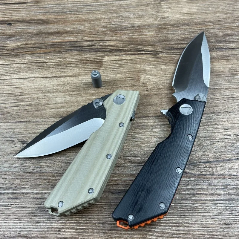 

E335 Folding Pocket Outdoor Camping Survival Knife Tactical Hunting D2 Blade Portable Utility Fruit Self-defense Knives EDC Tool