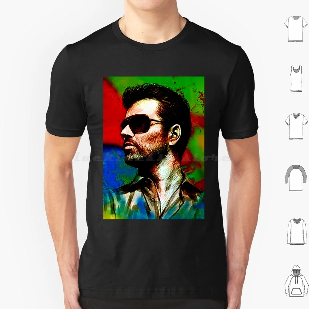 Singer-George-Songwriter-Record Producer T Shirt 6Xl Cotton Cool Tee Pop R B Post Disco Dance Pop Blue Eyed Soul Michael Vocals