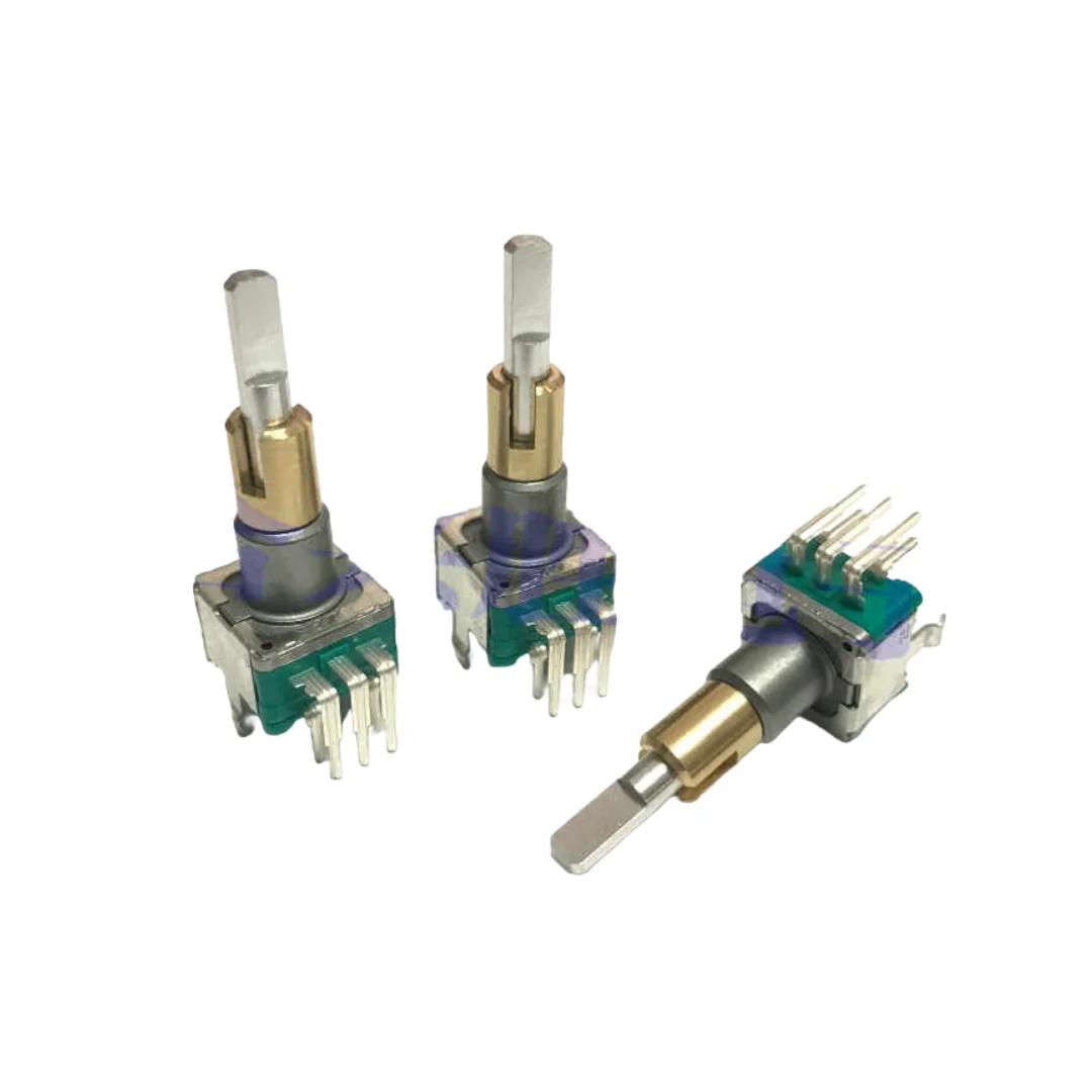 2pcs/Japanese original dual-axis encoder EC11EBB24C03 dual-link with switch 2-link adjustment 30 positioning number
