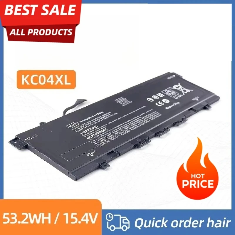 

Top-Tier KC04XL Laptop Battery For HP Envy 13-AH0001NW AH0003NE AH1507SA TPN-W136 W133 W141 L08544-2B1 1C1 HSTNN-DB8P L08496-855
