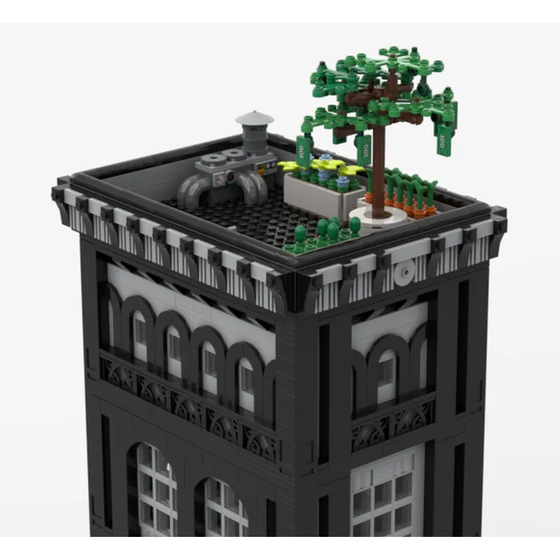 Prachtig nieuw product MOC-bouwstenen Bouwmodellen Internationale banktechnologie Modulair kinderspeelgoed Geschenken DIY-set