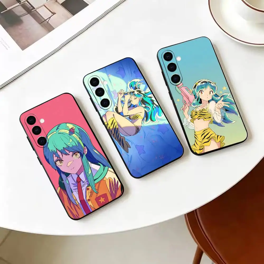

anime L-Lum from U-Urusei Yatsura-a Soft Silicone phone Case for Samsung Galaxy A73//A72/A70/A53/A52/A51 - Black
