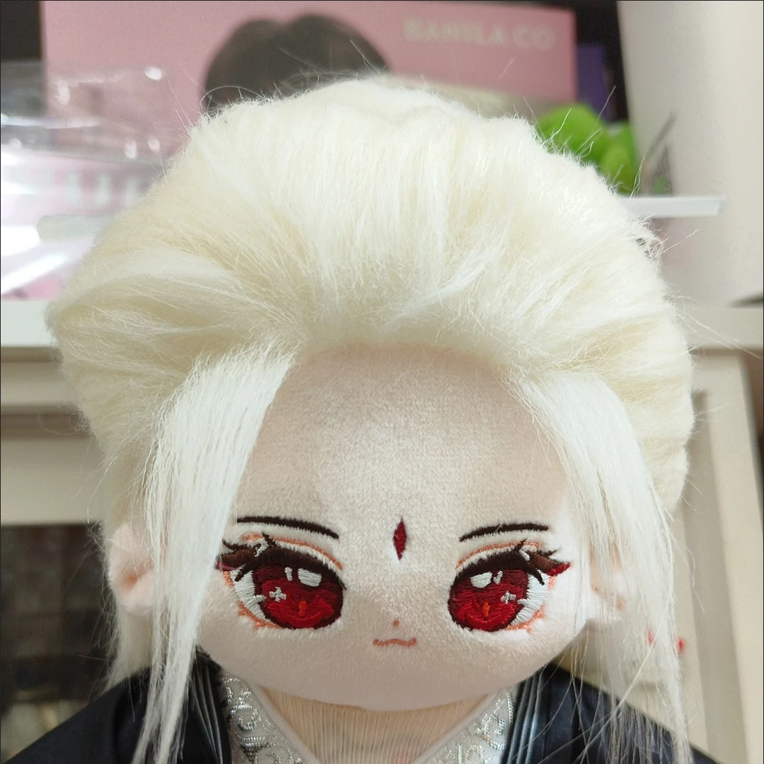 Pluszak 20 cm Yi Cheng Li z serialu telewizyjnego Chenzhou, przebrany za Shan Hai, biały, z długimi włosami, męski, zabawka, prezent dla przyjaciela