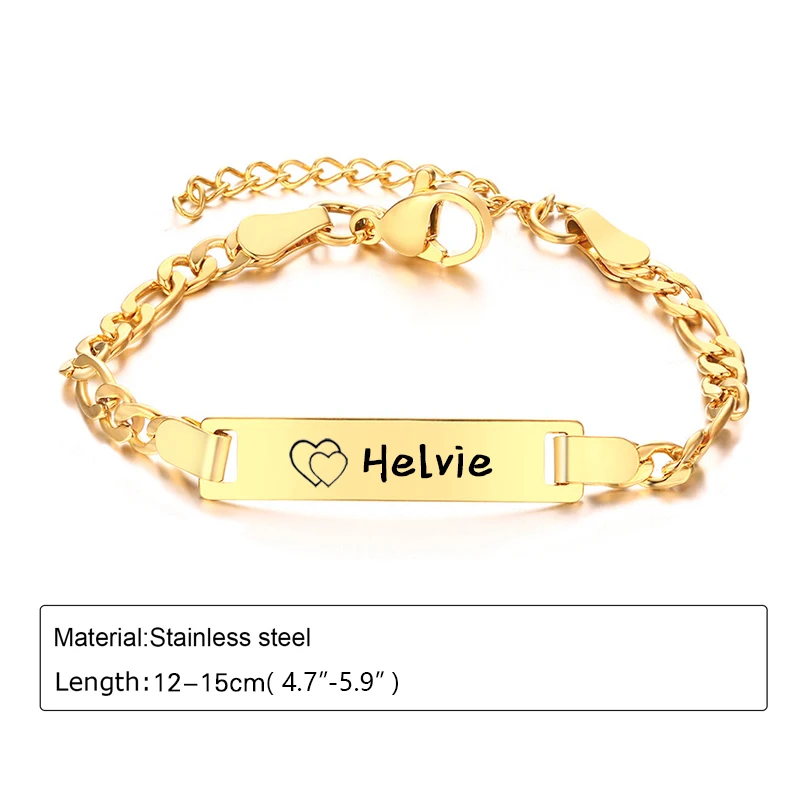 Personalisiertes Baby-Namensarmband 14K Vergoldet Individuelles ID-Armband für Mädchen Jungen Maßgefertigtes Textarmband Neugeborenen-Geschenk – Detail 17