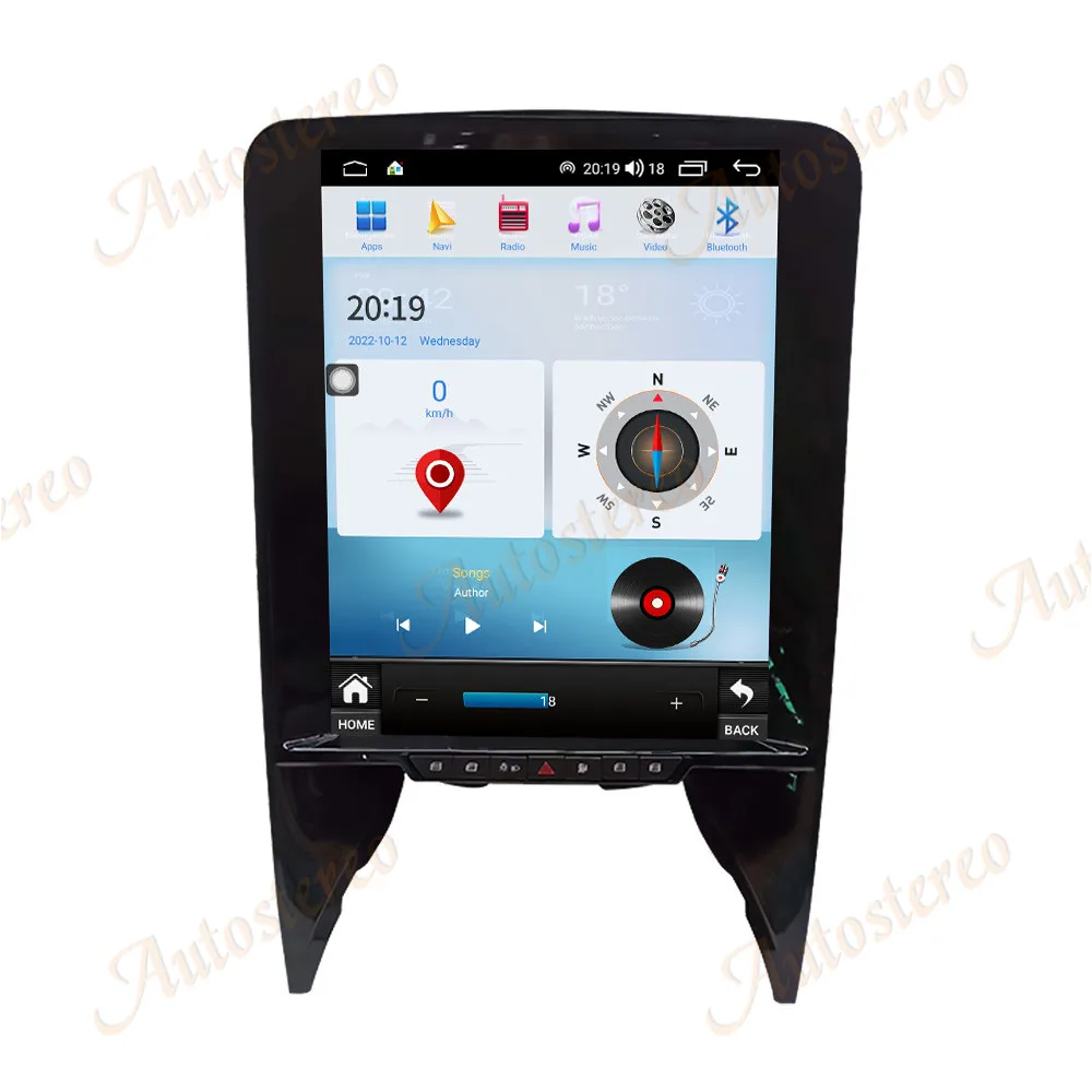 

12,1-дюймовый мультимедийный плеер Carplay Android 14, автомобильный GPS-навигатор для Lamborghini Gallardo 2007-2014, автомобильный радиоприемник, головное устройство