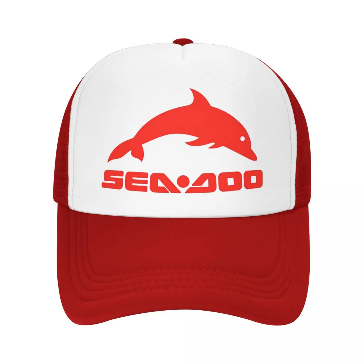 Seadoo Boats Mesh Baseball Cap Adult Fashion Sun Hats Hat Breathable Snapback Caps Trucker Cap Summer Trucker Caps