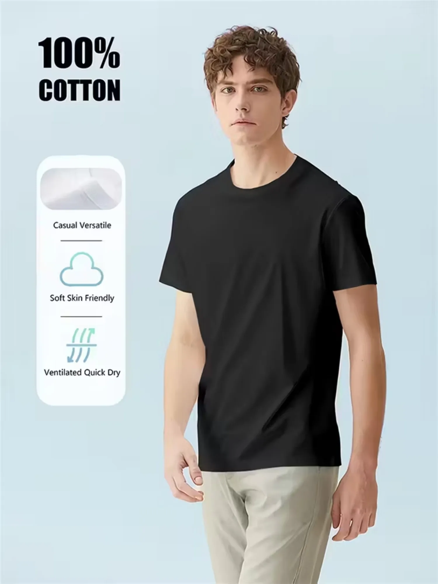 1 Stück Juneteenth-T-Shirt seit 1865 feiert die Freiheit der schwarzen Menschen, 100 % Baumwolle, lässiger Rundhalsausschnitt, perfekt für Thanksgiving, Halloween, Weihnachtsgeschenke