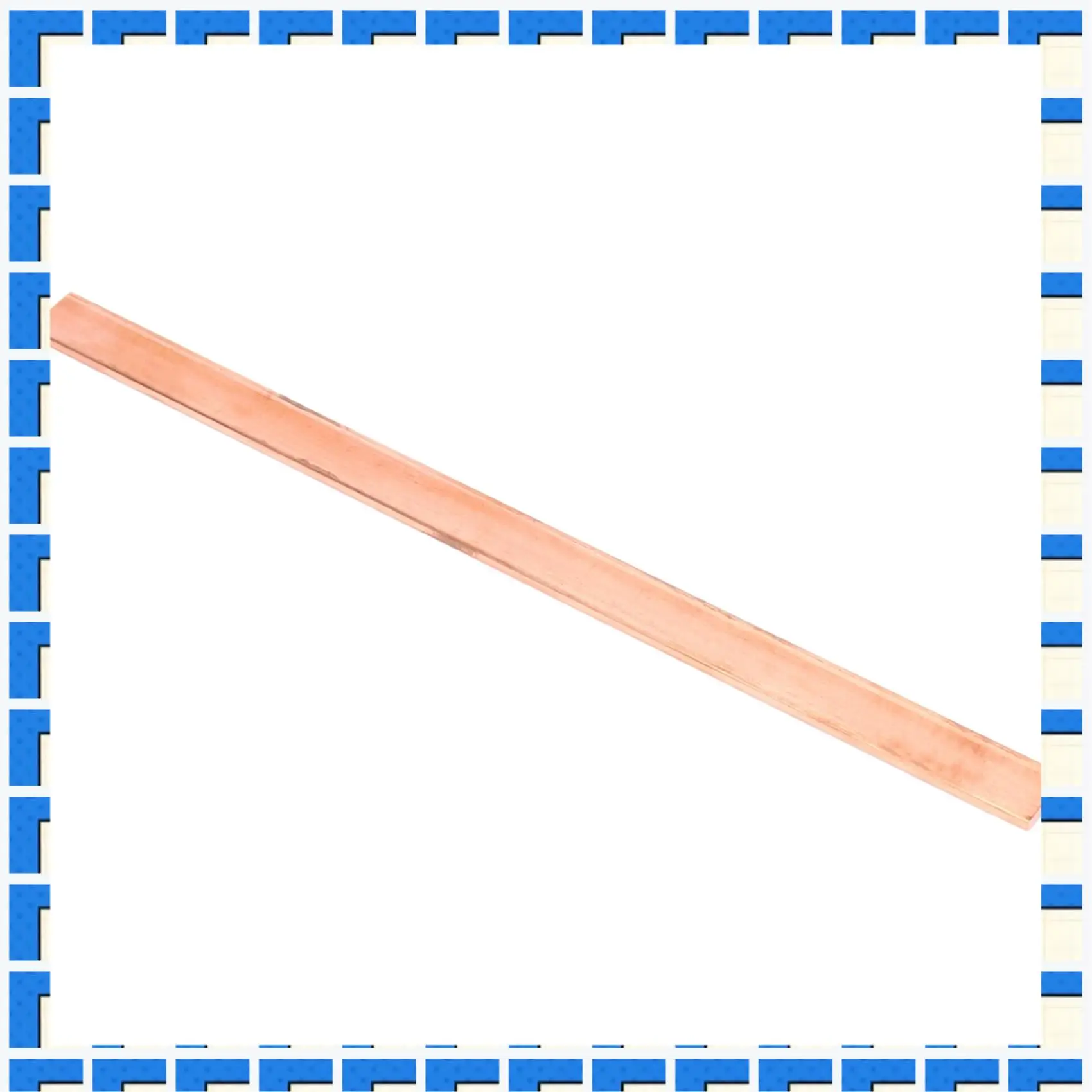 

ABNG 5X 99.6% T2 Purple Copper Cu Flat Bar Plate 3Mm X 15Mm X 250Mm Metal Strip