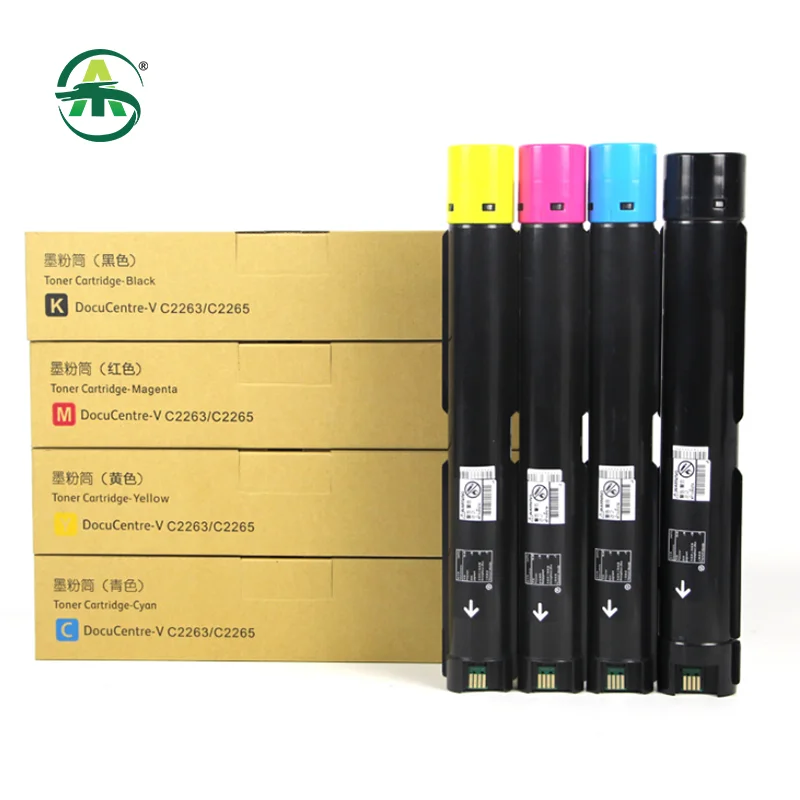 

V2265 Copier Toner Cartridge Compatible for Xerox DocuCentre V C2263 2265 ApeosPort C2060 2560 3060 Refill Toner Cartridge CMYK