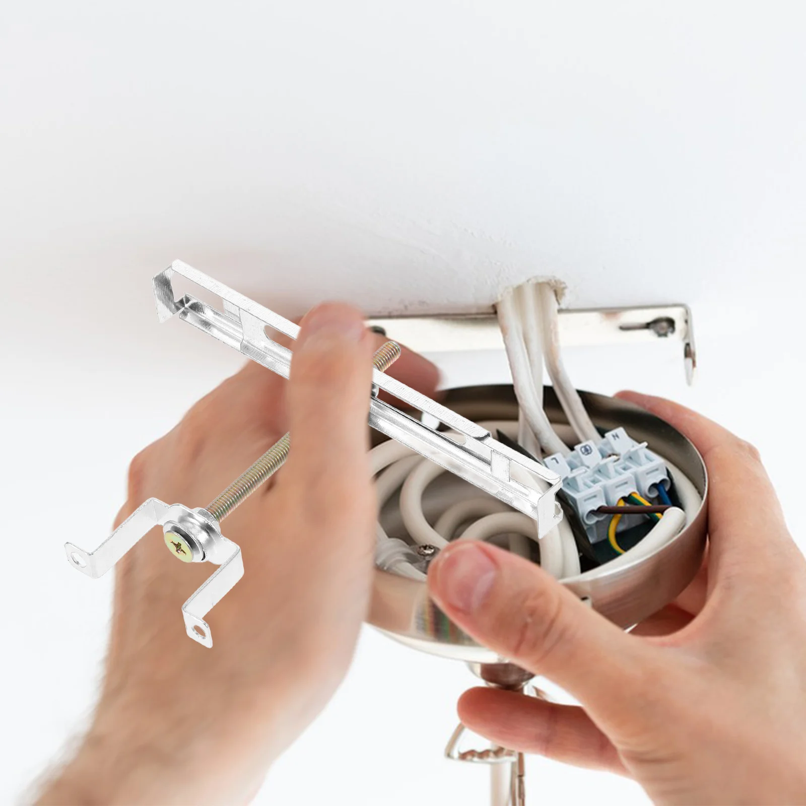 

1pcs Light Fixture Mounting Bracket For Ceiling Fan Chandelier Adjustable Lighting Plate Durable Led Strip Connectors Ceiling