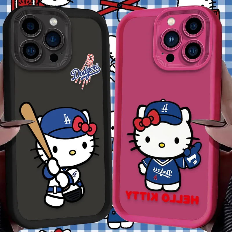 Sanrio Baseball Hello Kitty Case For iPhone 17 Air 16 16E 15