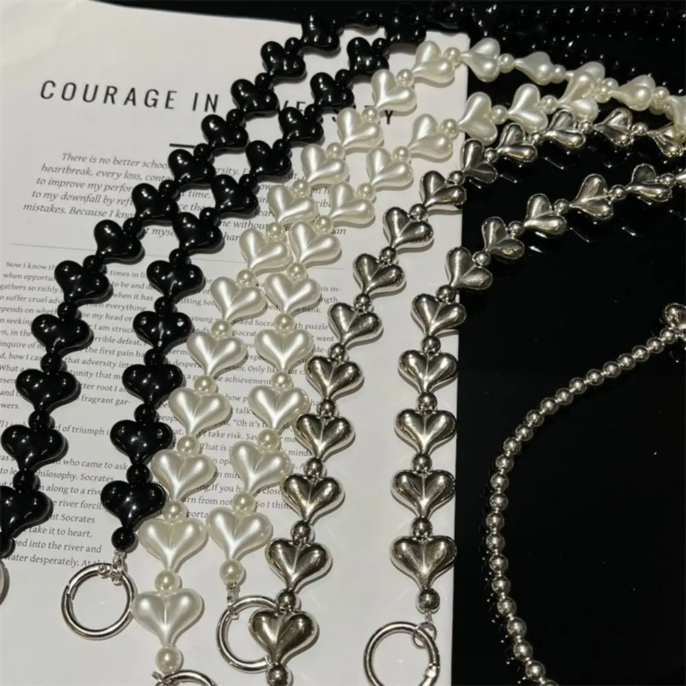 

Phone Case Decor Crossbody Long Crossbody Phone Chain Sweet Beads Mobile Phone Chain Acrylic Long Beads Phone Strap Girls