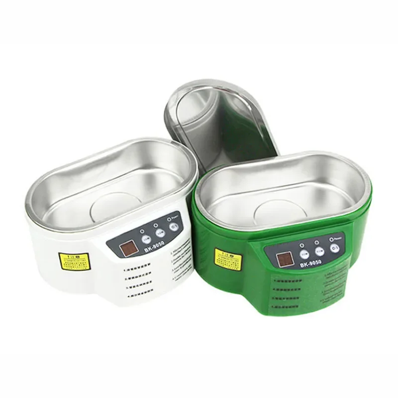 BK-9050 LCD Display Vacuum Ultrasonic Cleaners Cleaning Machine For Glasses Watch Jewelry Dental Hospital Tableware False teeth