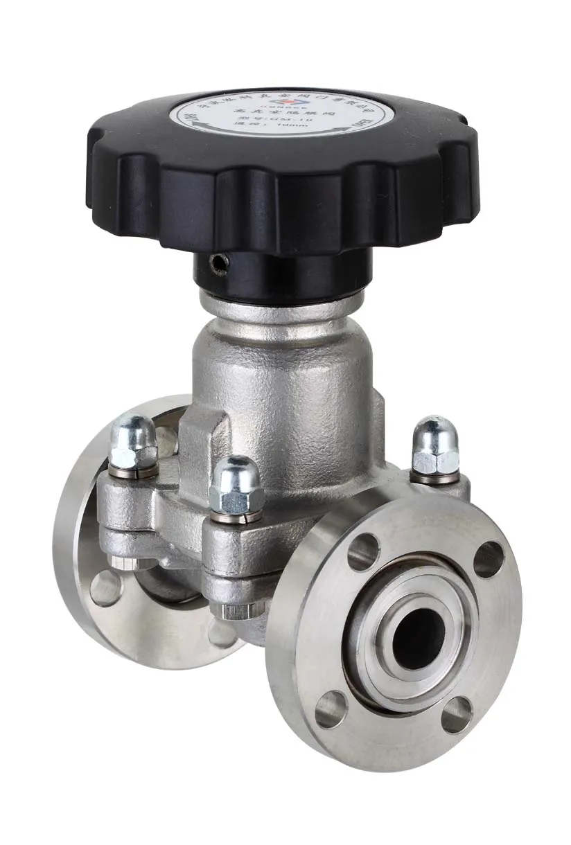 

Stainless Steel Manual High Vacuum Diaphragm Valve GM-10