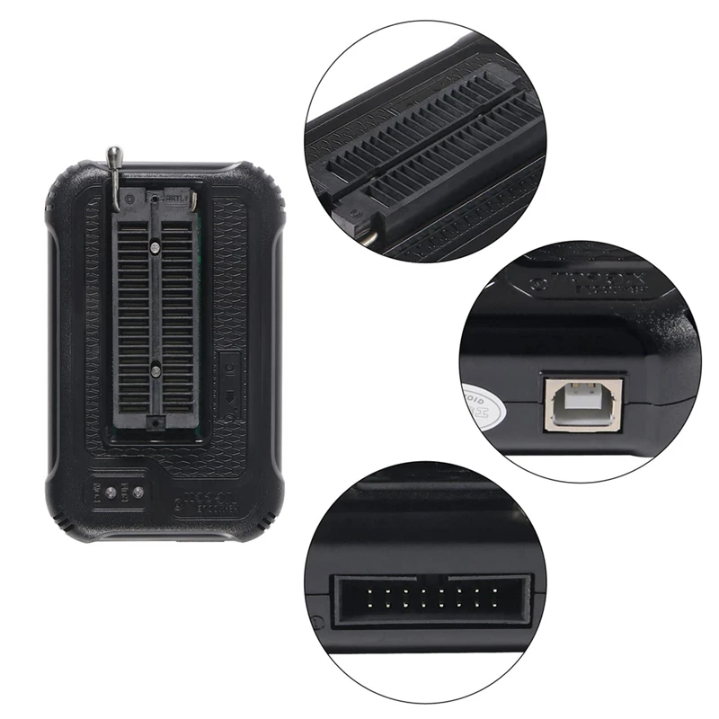 ABNM T48 TL866-3G Programmierer + ISP-Kabel unterstützt 31000+ IC für SPI/Nor/NAND Flash/EMMC BGA153/162/169/100/221 TSOP/SOP/PLCC
