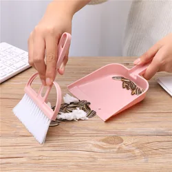 1 Set, Mini Desktop Garbage Shovel Set, Broom Dustpan Set for Car, Brush Set for Pet Cleaning, Keyboard Cleaning Brush