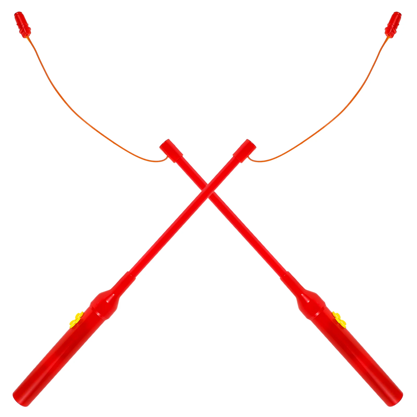 

2pcs Luminous Lantern Sticks Durable Plastic Rods for Festival Handheld LED Light Crafts Outdoor Brightness Stability