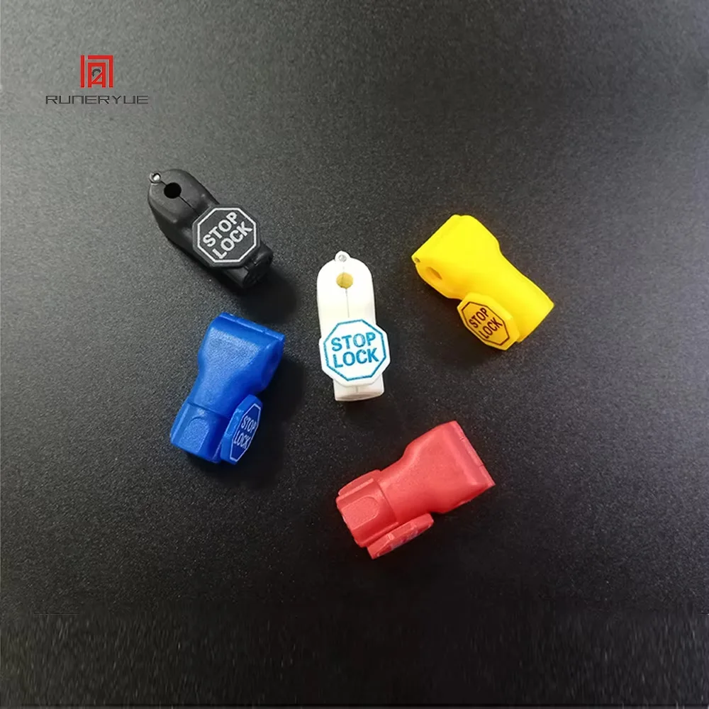 100pcs 6mm Anti-Theft EAS Security Hooks - High Visibility Yellow Stoplocker for Retail Merchandise Protection